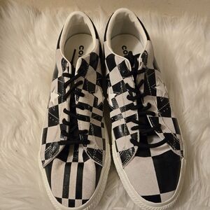 Unisex Men 8 & Women 9.5 Size Converse All Star Sneakers Shoes White & Black